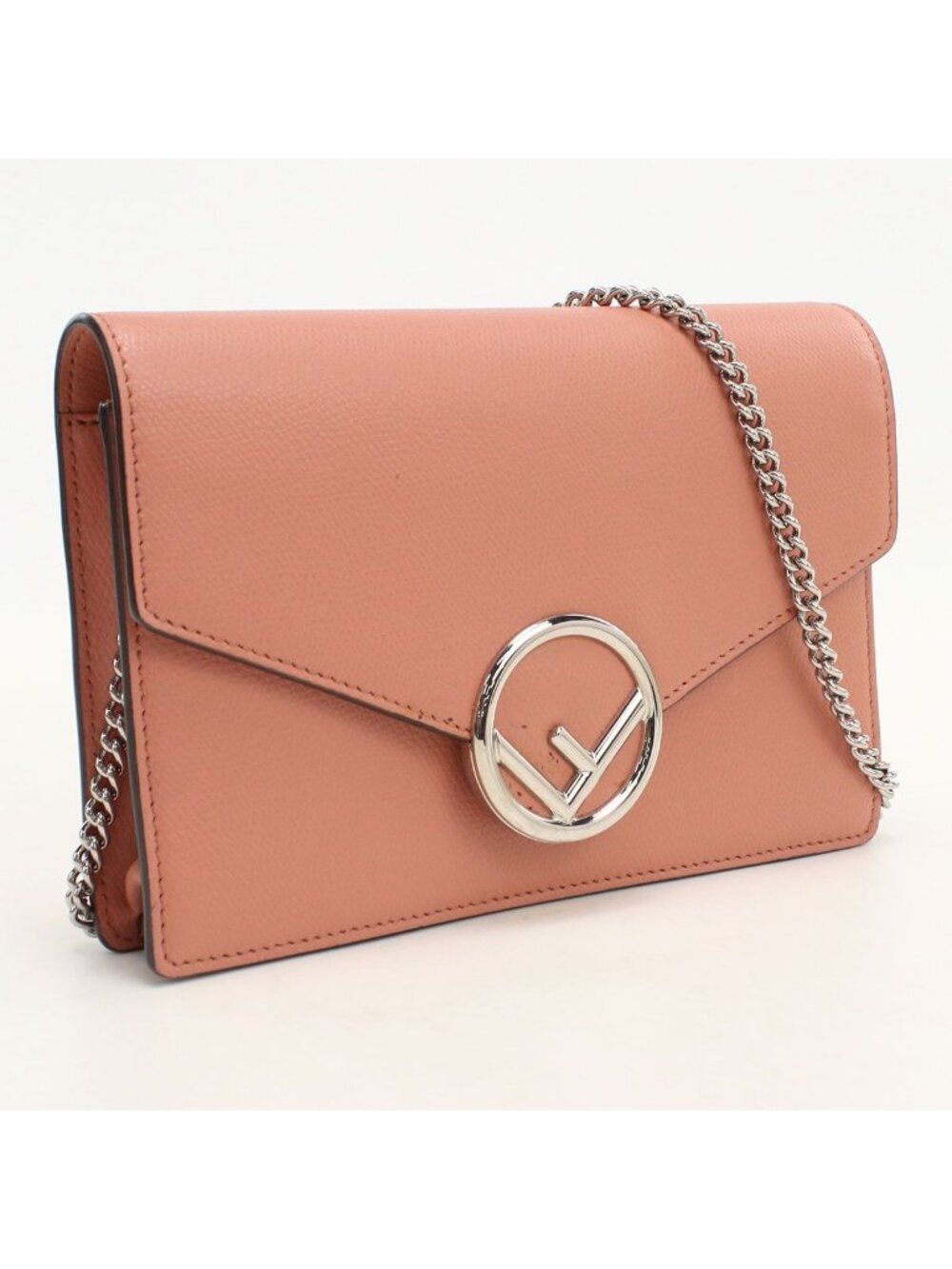 Fendi F is Fendi Chain Wallet Calfskin Shoulder Bag